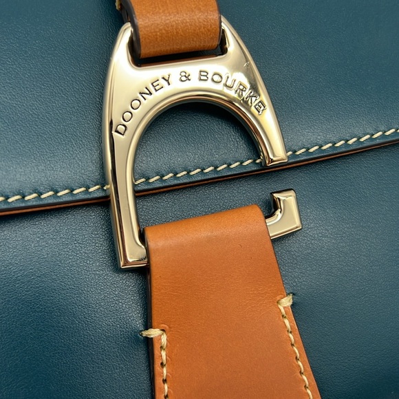 Dooney & Bourke Wexford Leather Kyra Bag Deep Teal - Picture 2 of 14